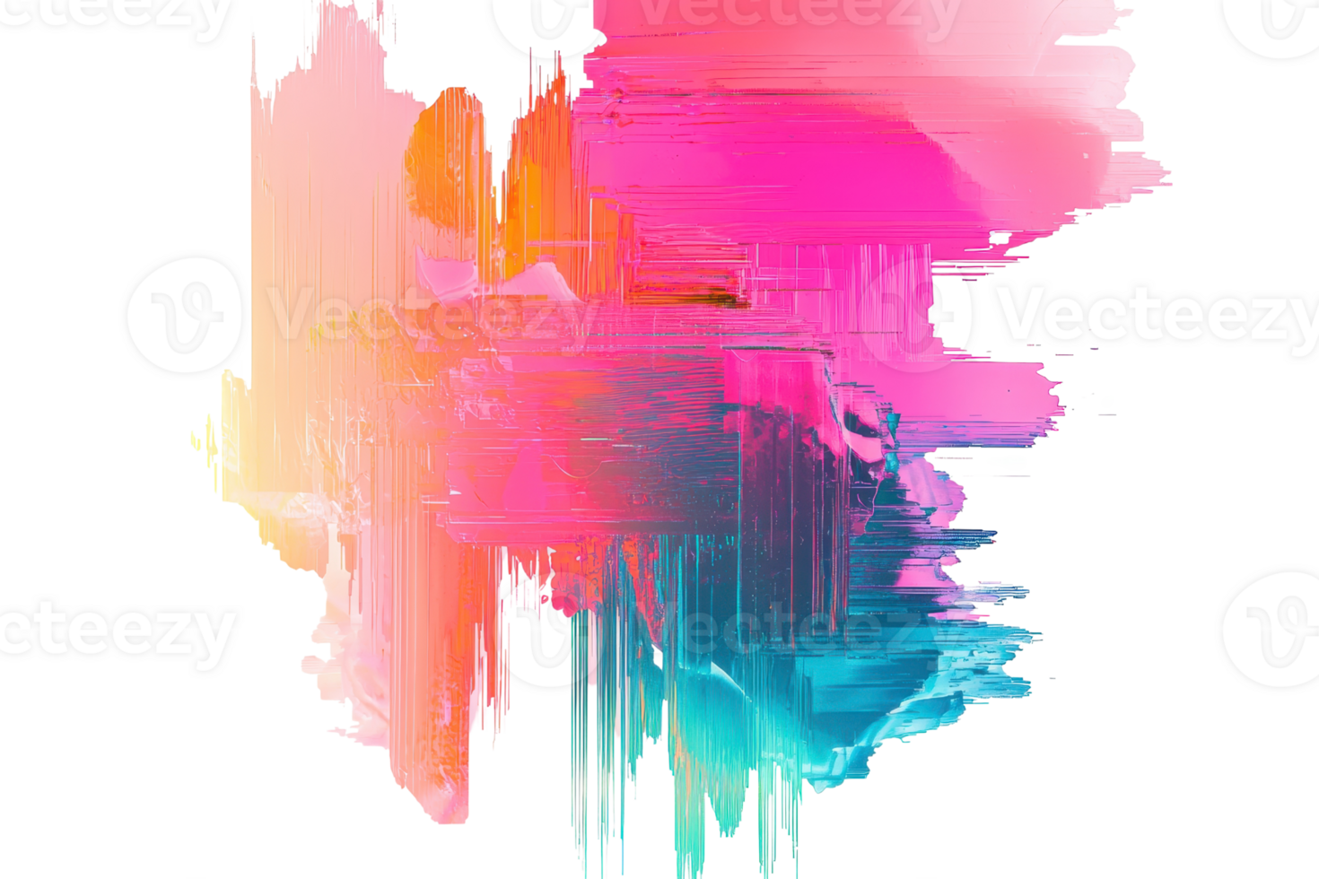 Vibrant abstract art piece with bold colors blending seamlessly, creating a dynamic and energetic visual experience. Perfect for modern decor. png