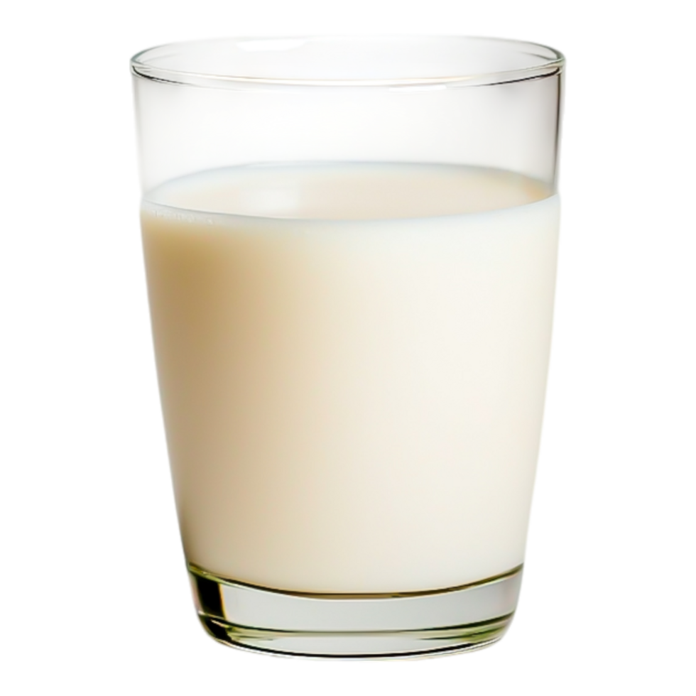 Fresh Milk in Clear Glass for Healthy Lifestyle png