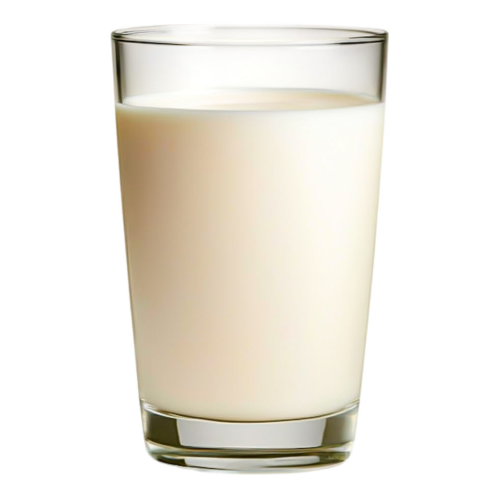 Fresh Glass of Milk on White Background for Healthy Lifestyle png