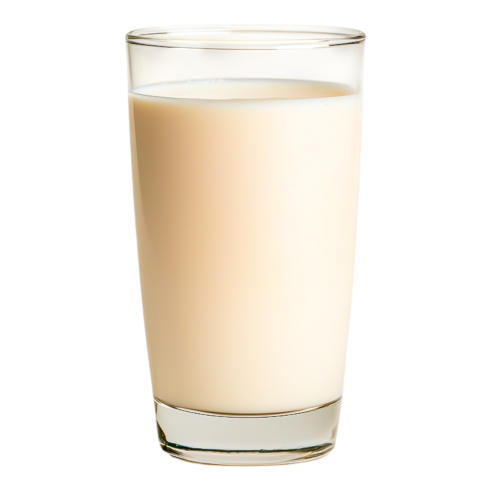 Fresh Milk in a Clear Glass png