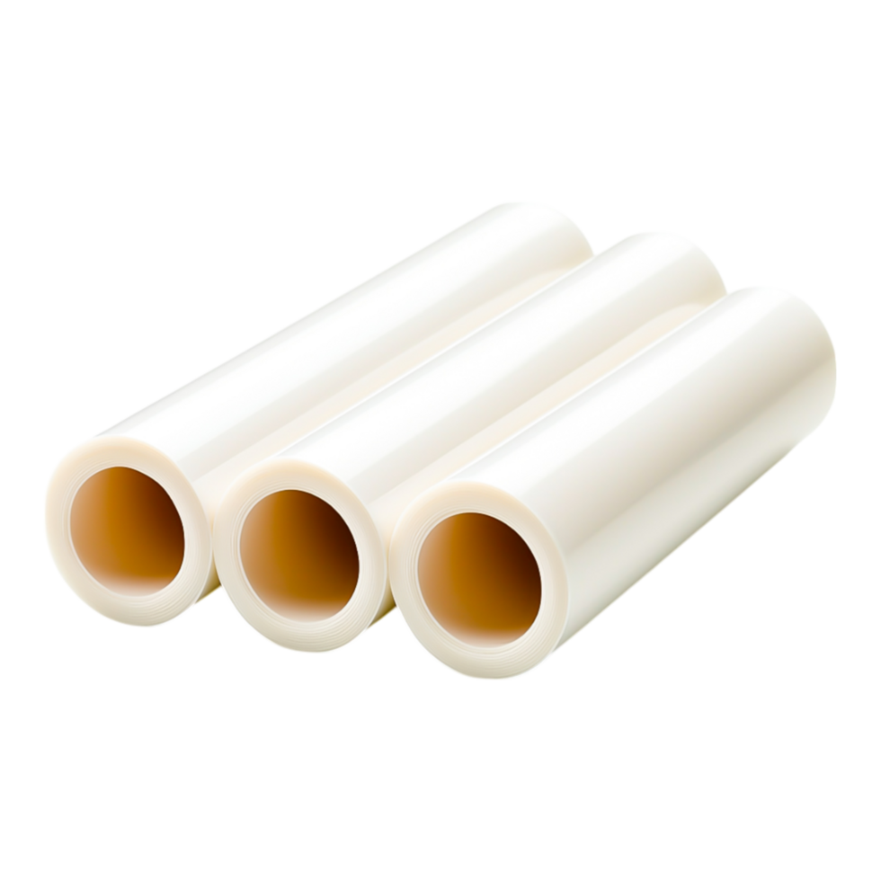 Three Rolls of Clear Plastic Film png