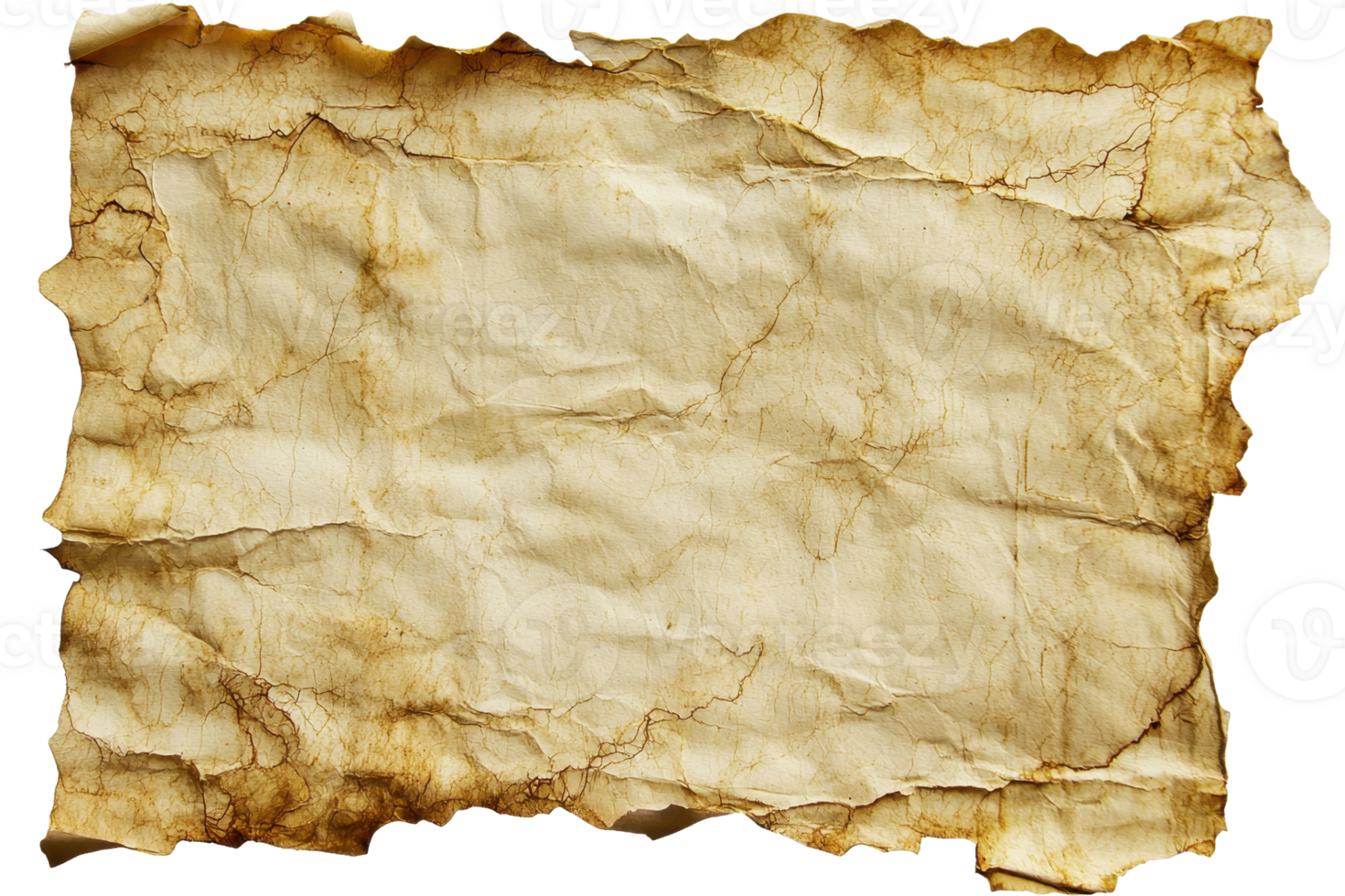 Vintage aged paper with rustic texture, perfect for backgrounds and creative projects, evoking nostalgia and historical charm. png