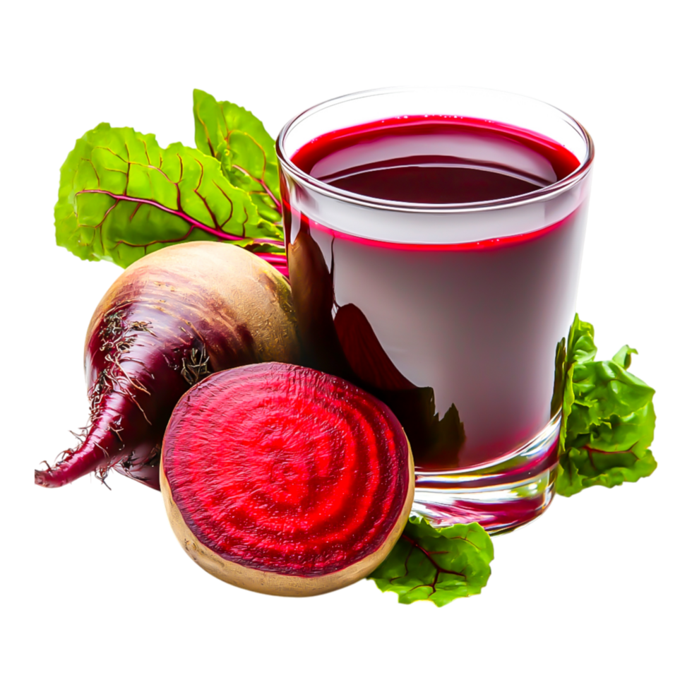 fresco beterraba suco dentro vidro com beterraba e verduras png