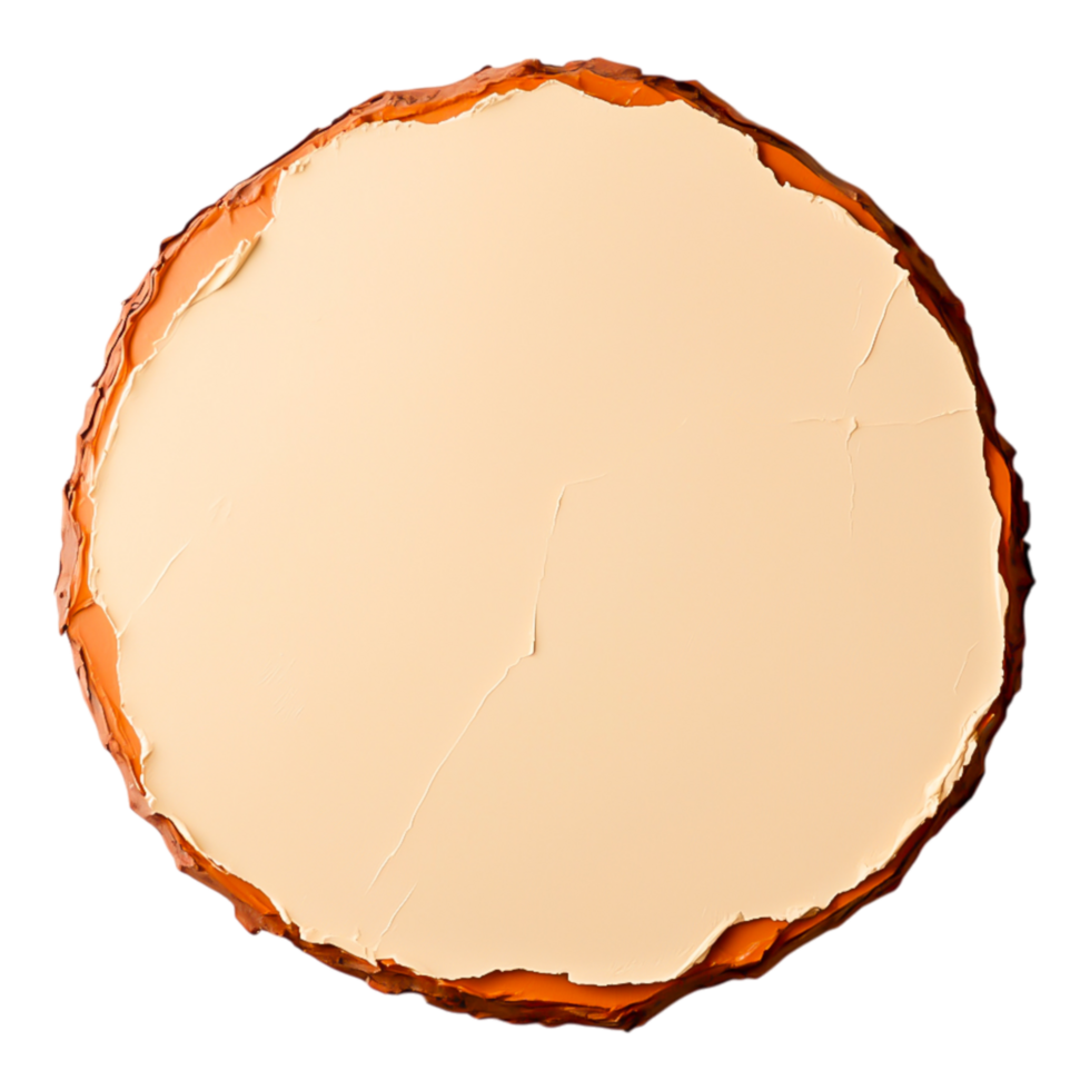 Smooth Beige Surface with Irregular Edge and Natural Texture png
