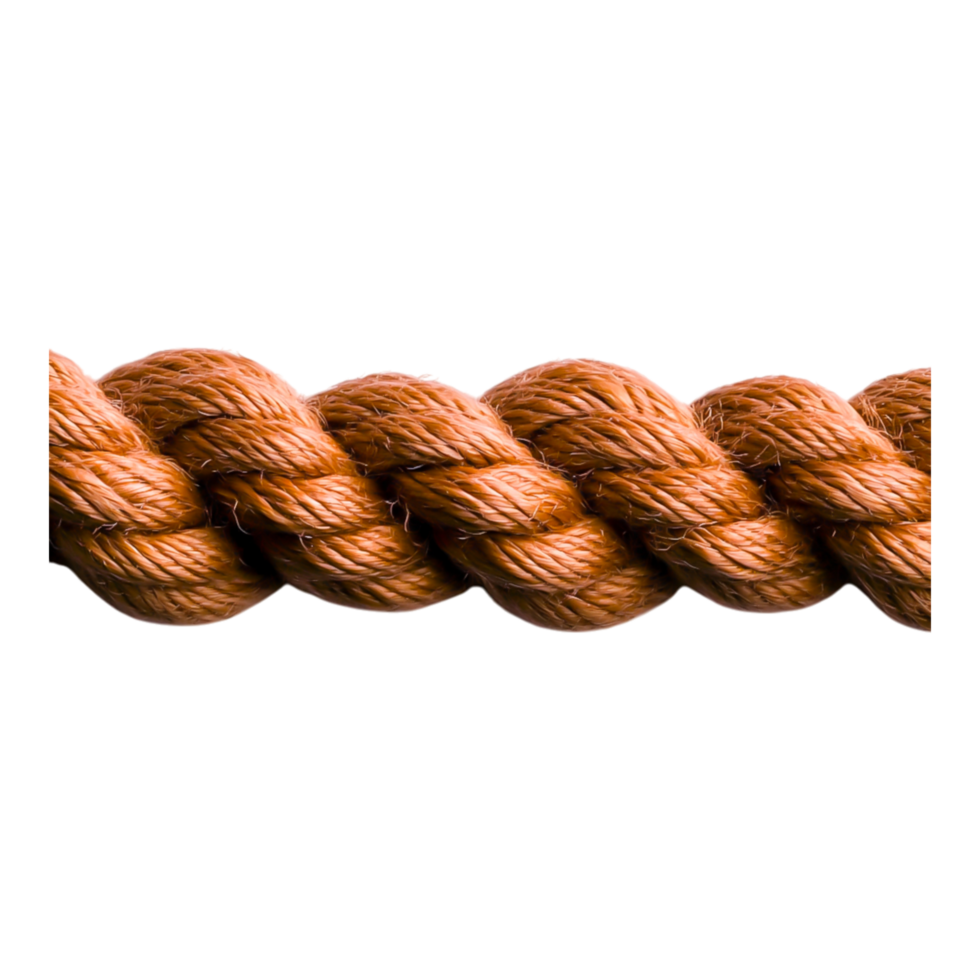 Twisted Natural Fiber Rope Detail and Design Use png