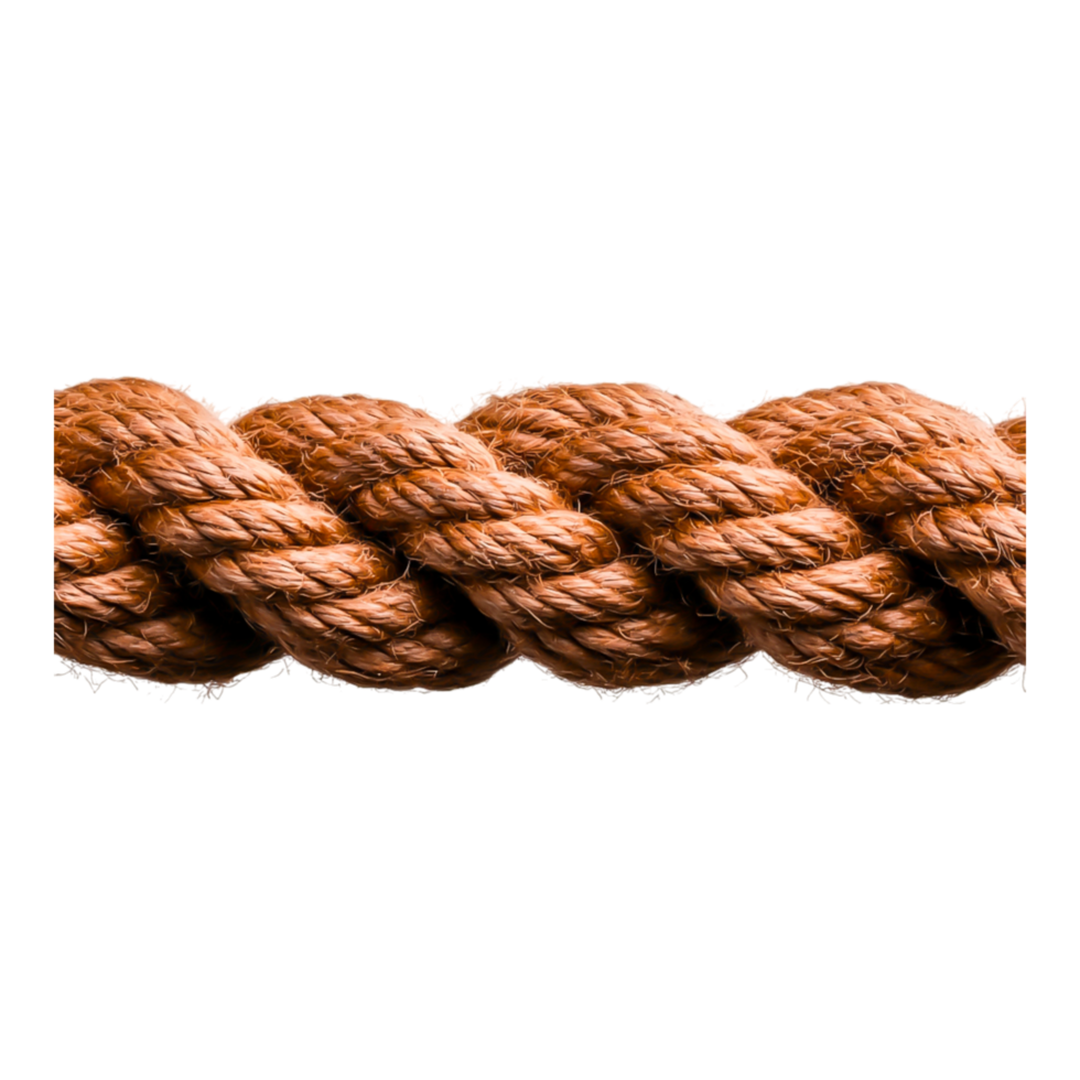 Natural Brown Twisted Rope png