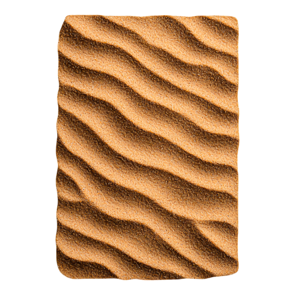 Textured sandy surface with gentle wavy patterns and shadows png
