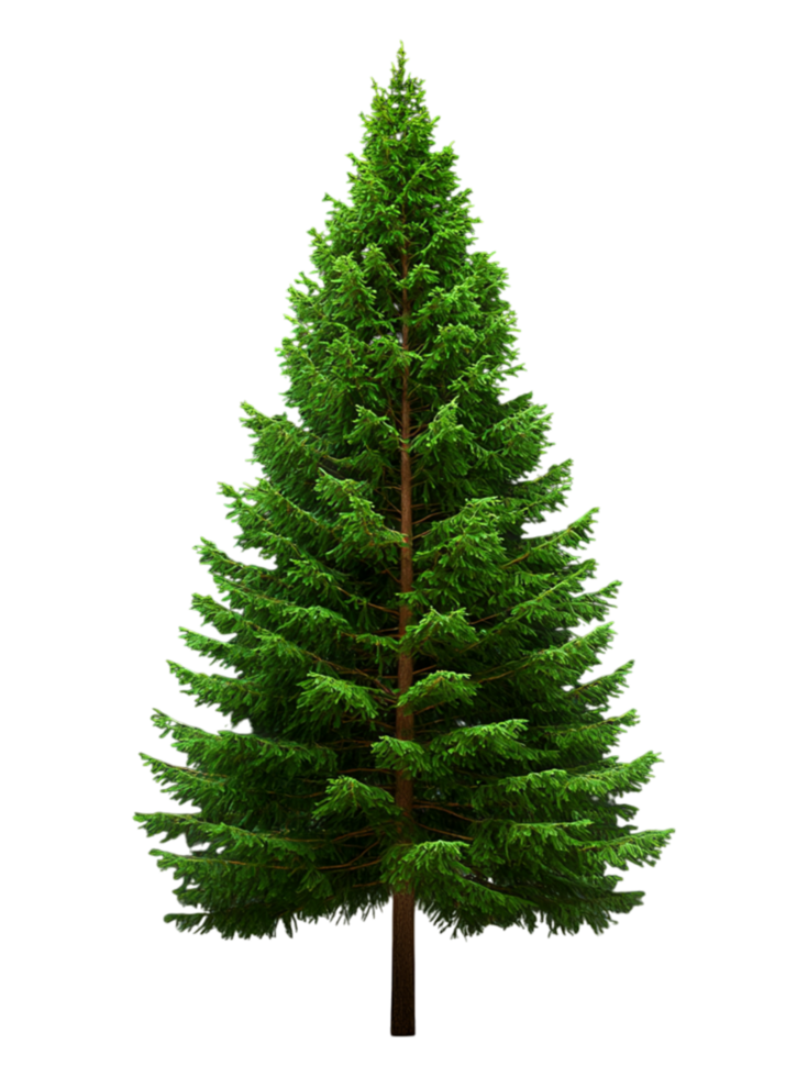 Tall Green Pine Treefor Nature Themes png