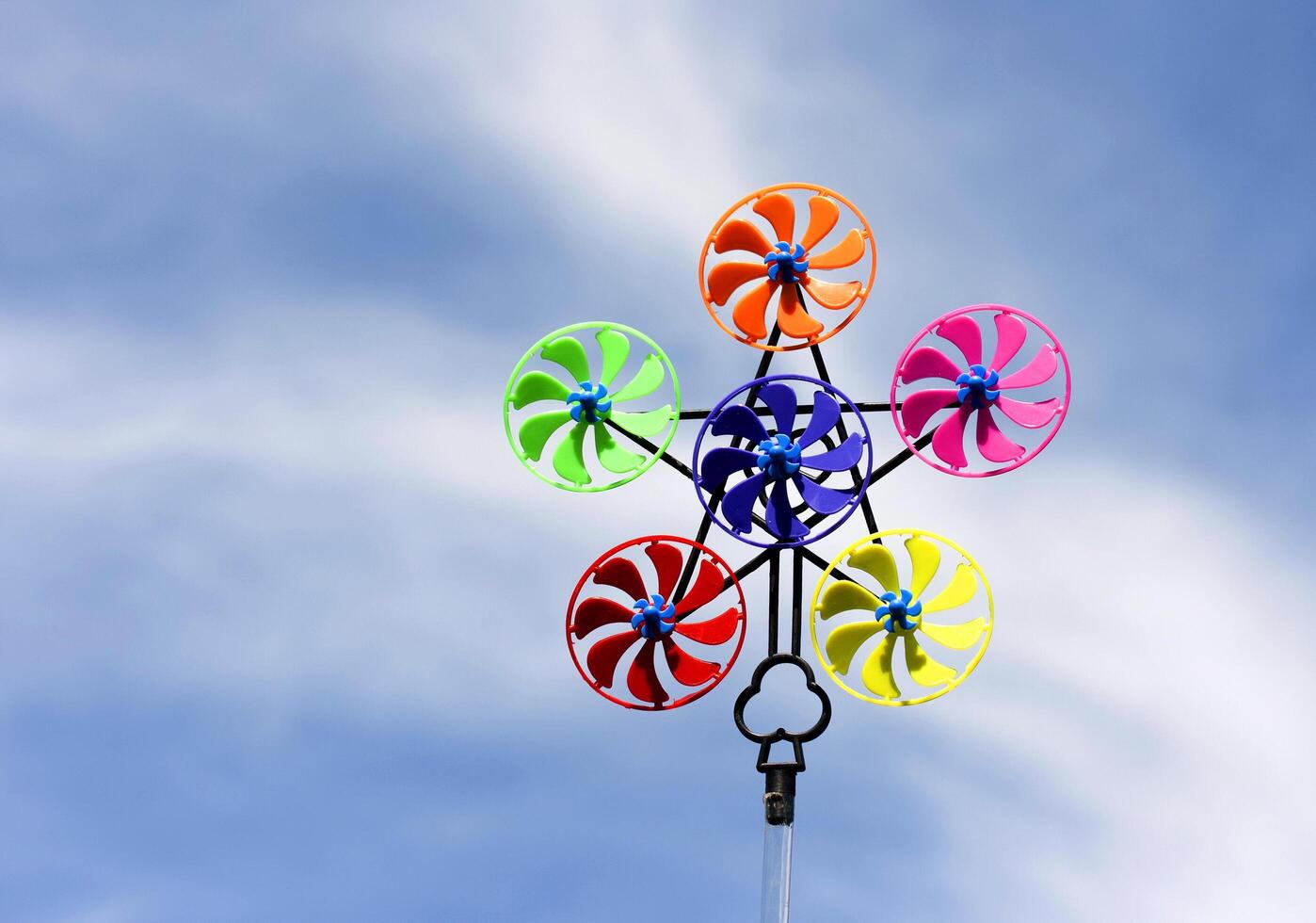 A colorful wind up toy photo