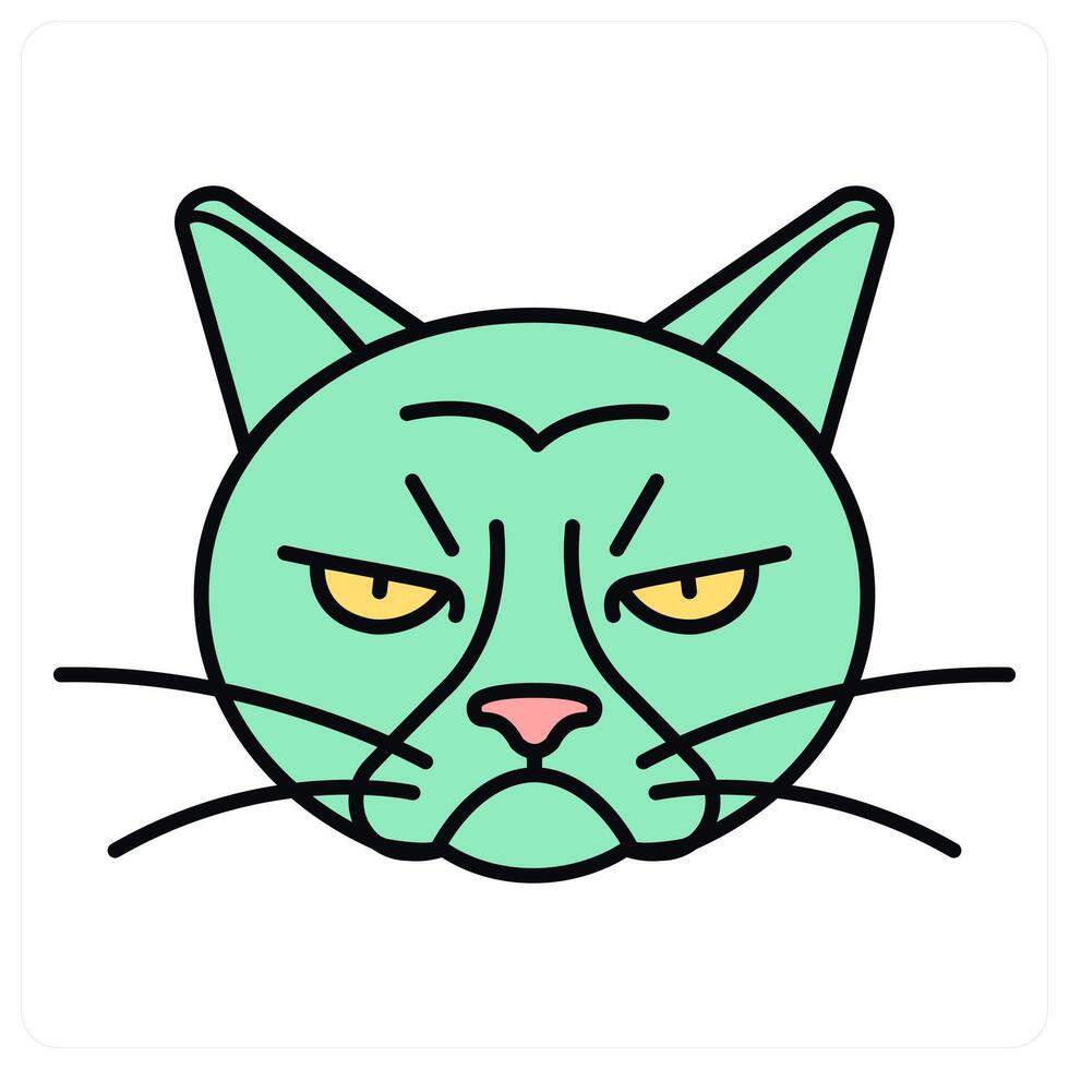 Cat and wildlife icon concept vector