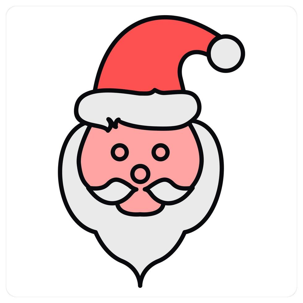 Santa Clause and santa icon concept vector
