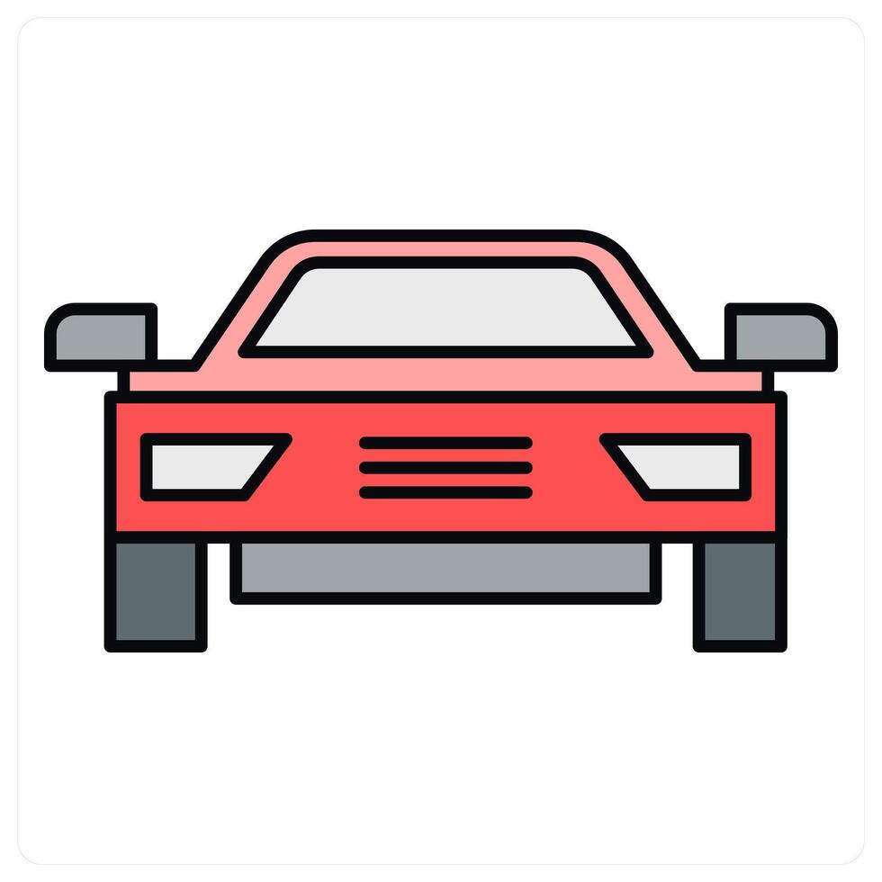 Car and jeep icon concept vector