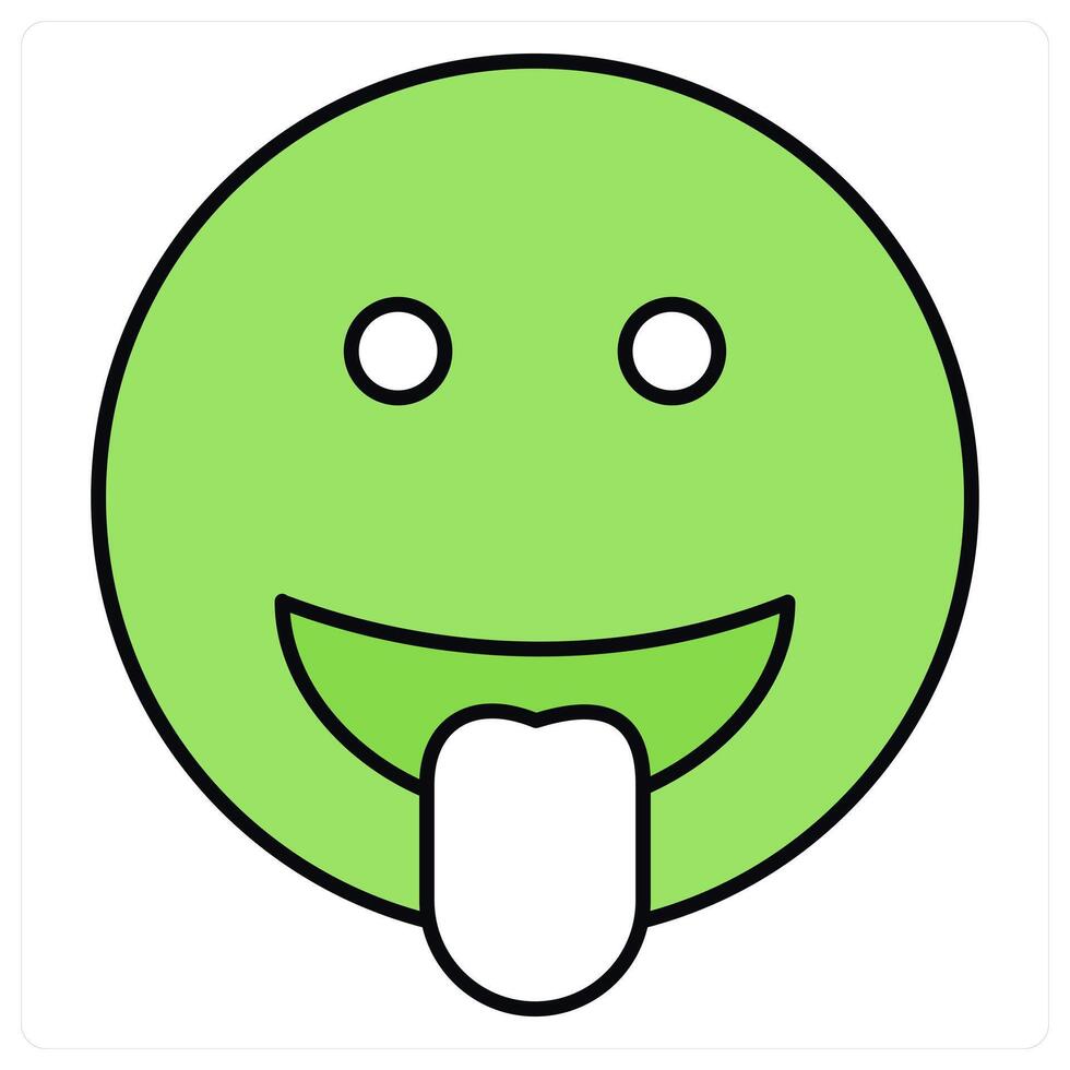 Stuck Out Tongue and expression icon vector
