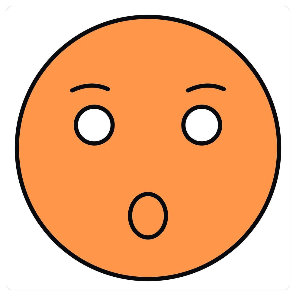 Open Mouth and face icon concept vector