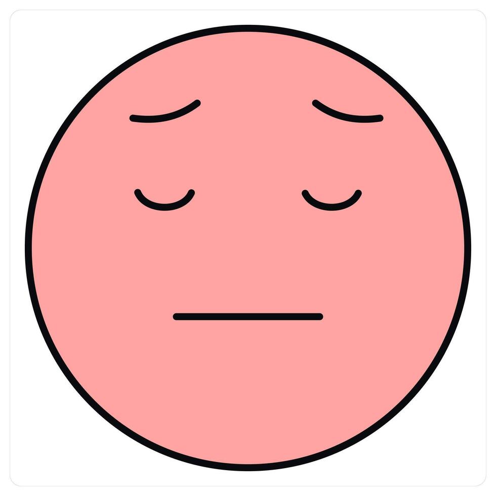 Sad and emoji icon concept vector