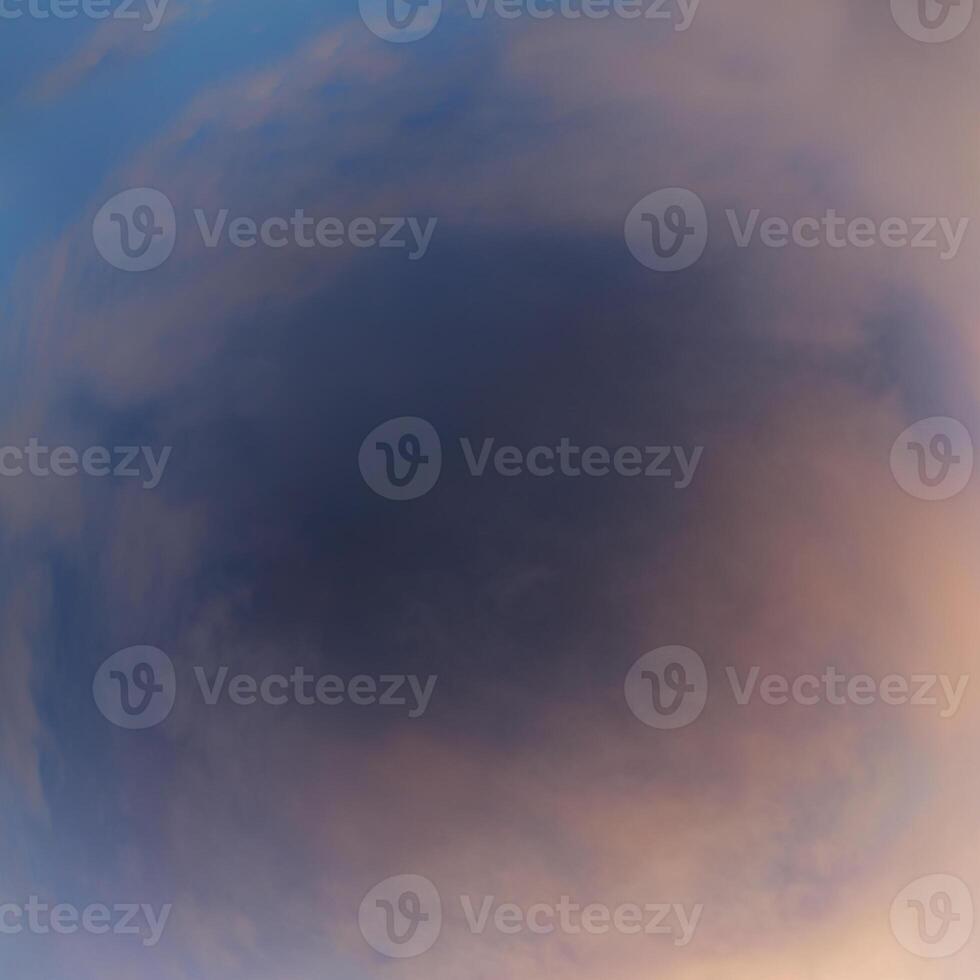 Upward view to arctic sky with Polar stratospheric clouds photo