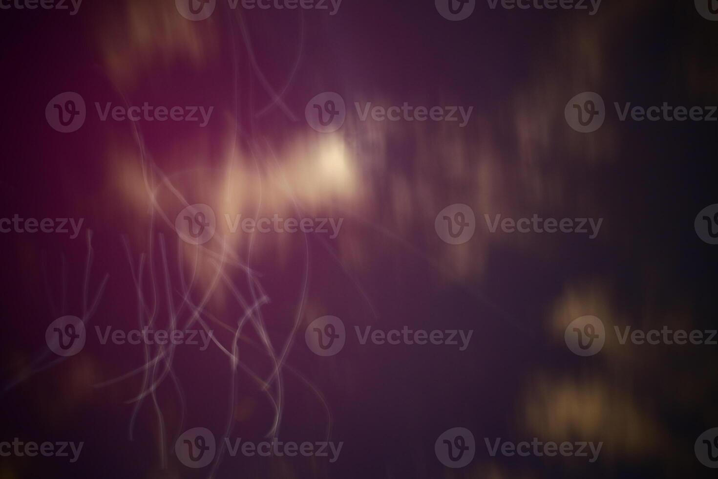 Long exposure of night sky with seagull trails photo