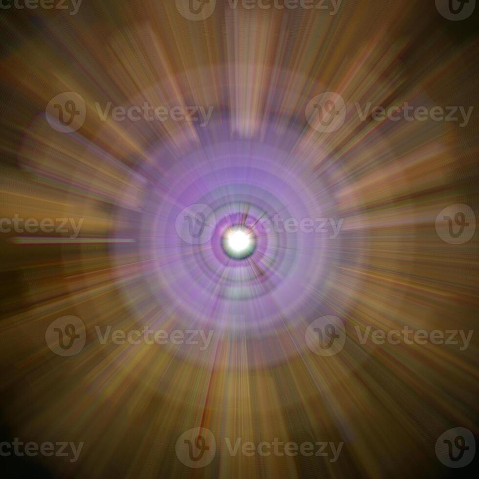 Abstract zoom blur shot symbolizing a colorful explosion photo
