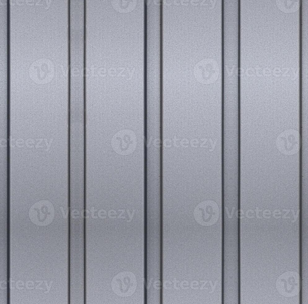 Seamlessly tileable texture of corrugated metal plates photo