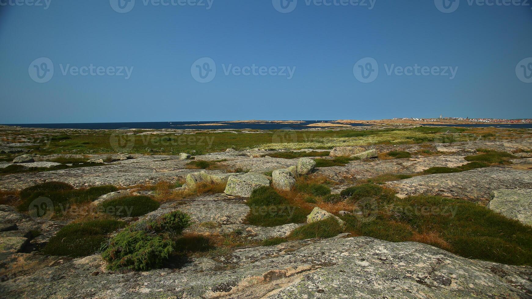 The nature reserve Hallon on an island near Smogen in Sweden photo