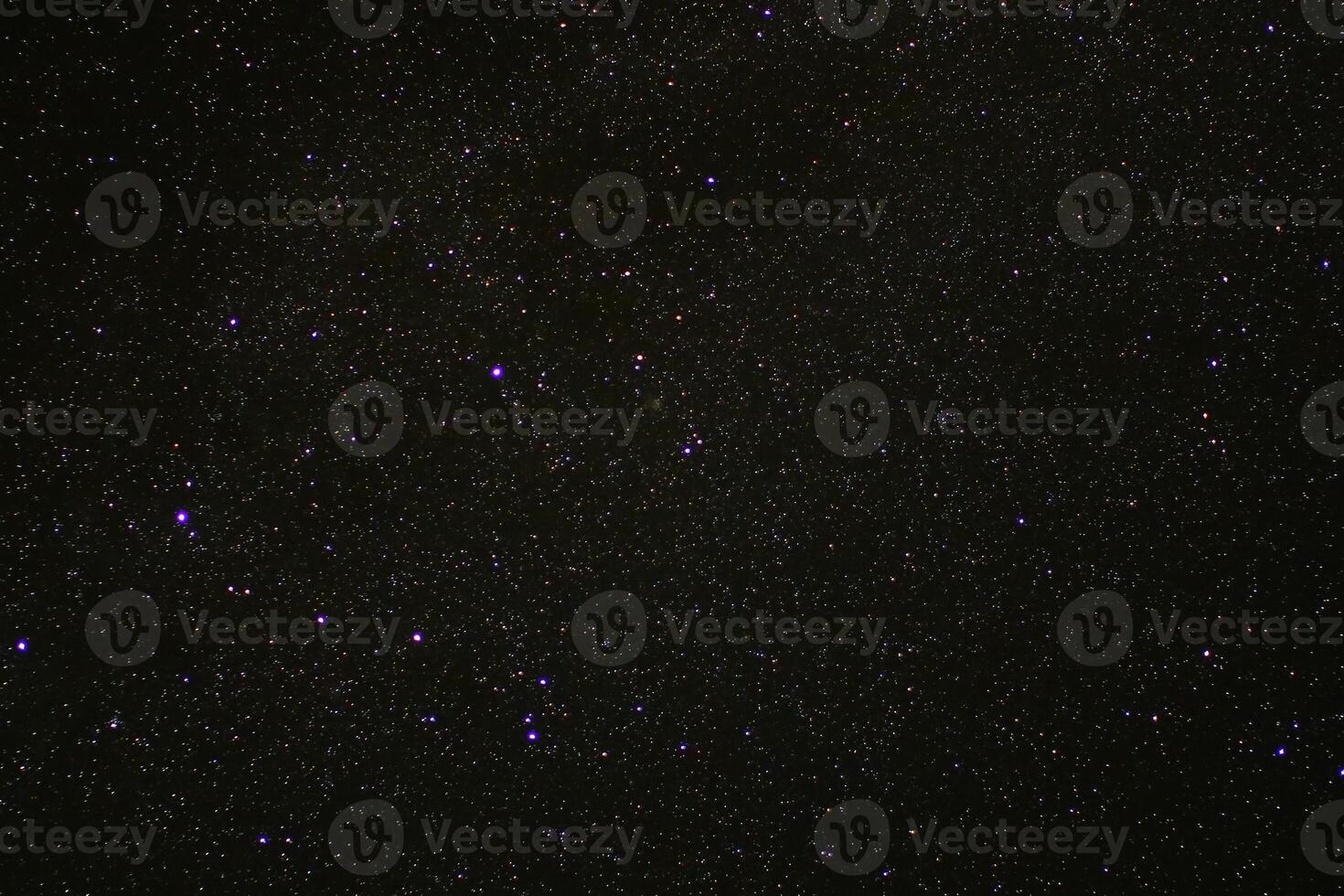 Clear night sky with a lot of stars photo
