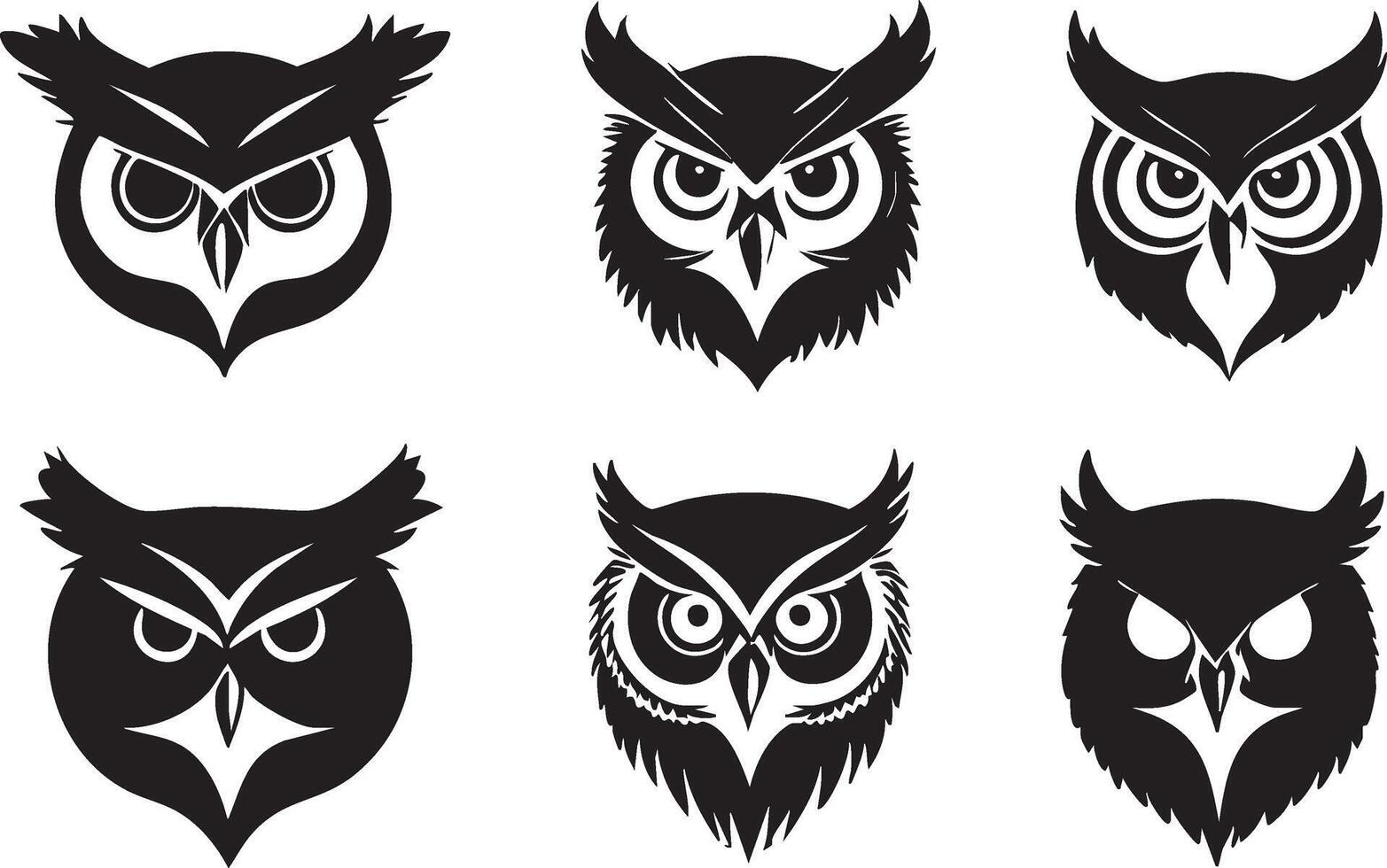 Mysterious Bird of Prey Head for Animal Artworks vector
