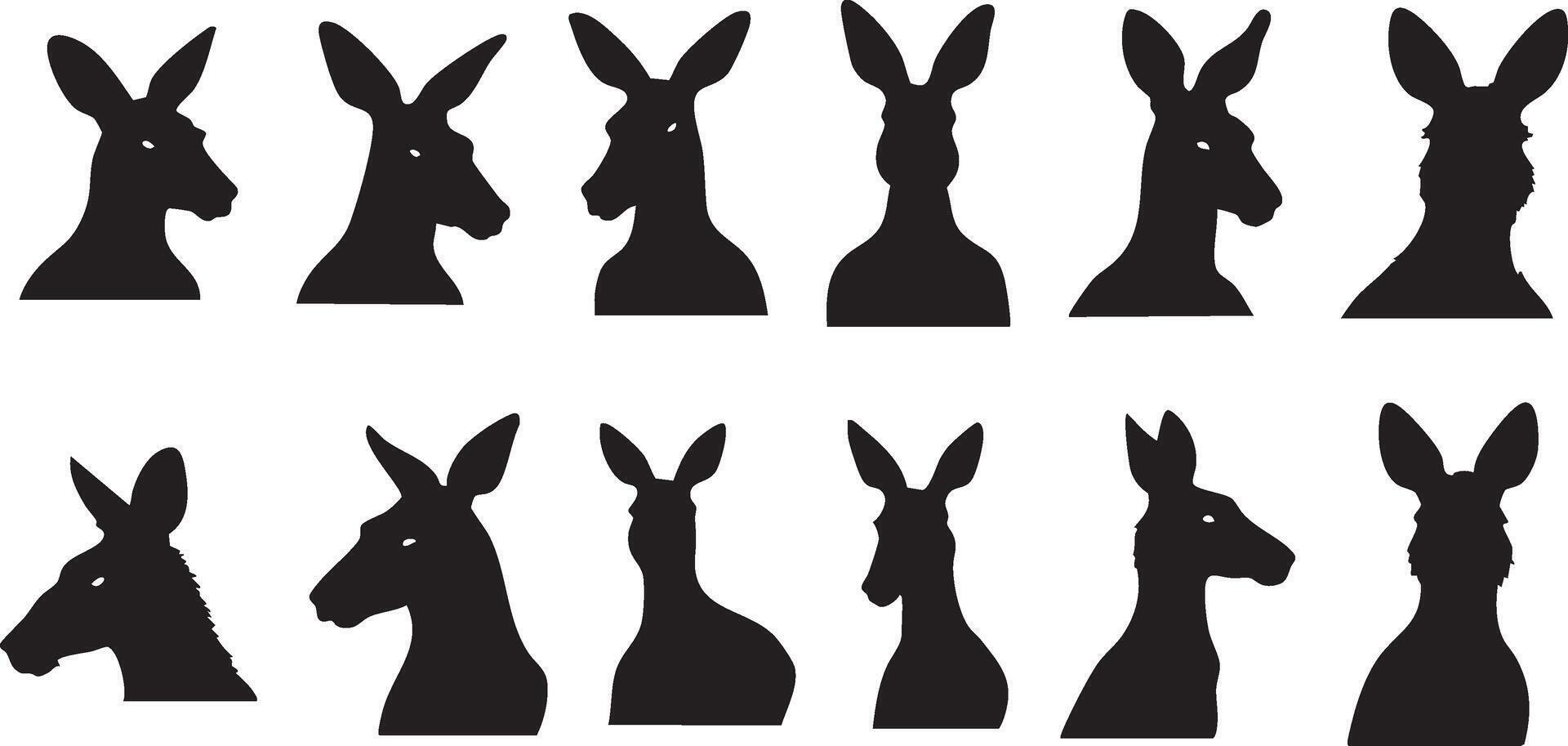 Kangaroo Emblem for Marsupial-Themed Art vector