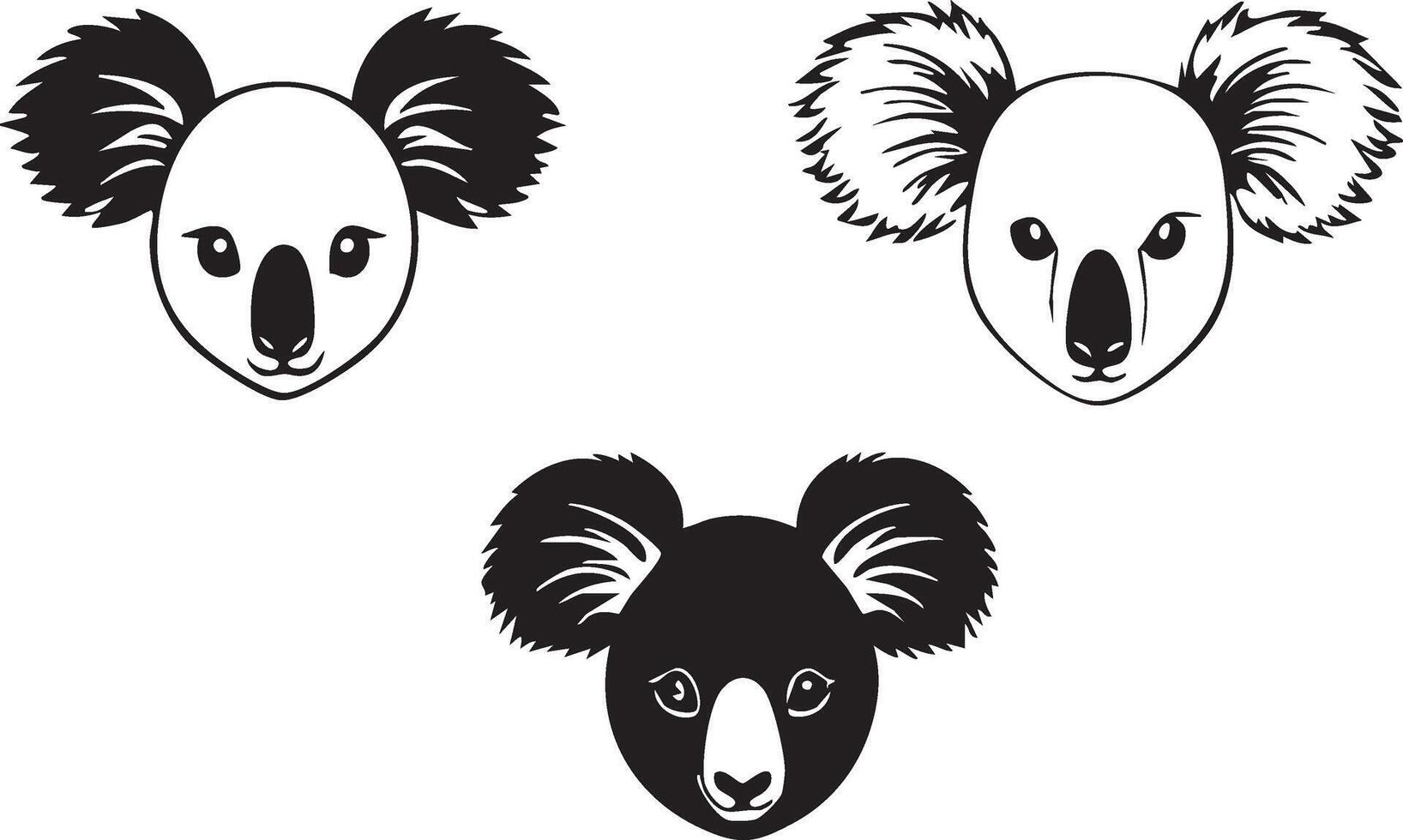 Koala Wildlife Icon for Australian Themed Illustrations vector
