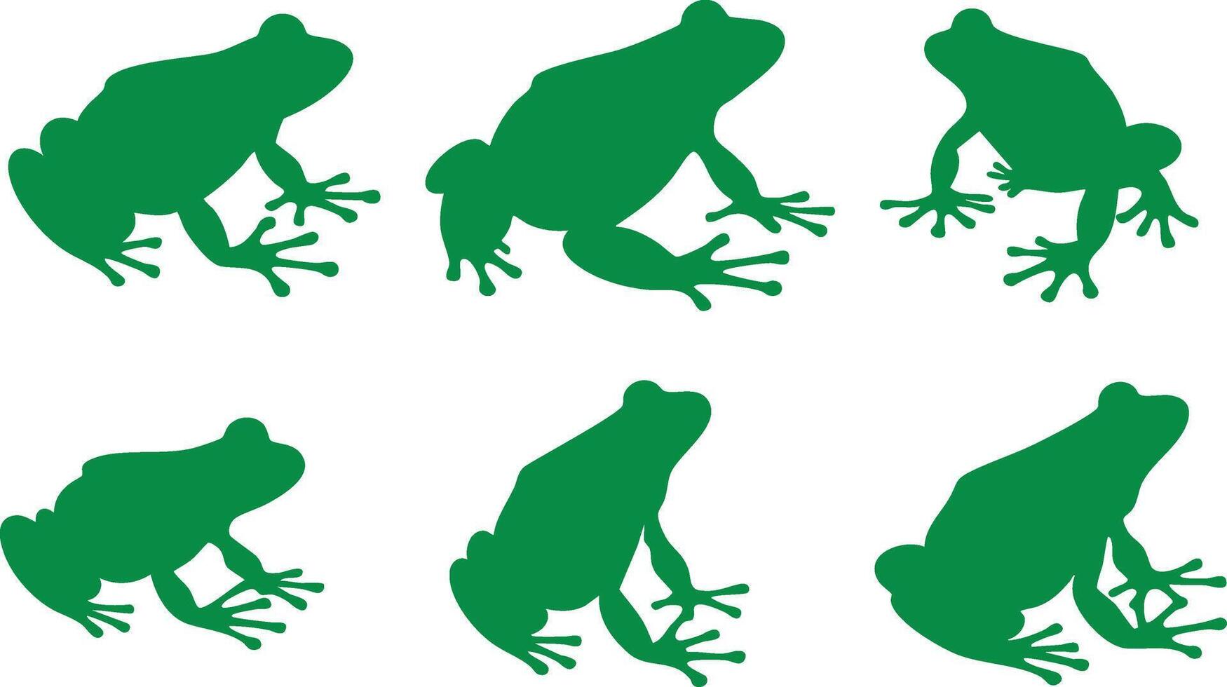 Artistic Frog Head for Unique Pond Wildlife Themes vector