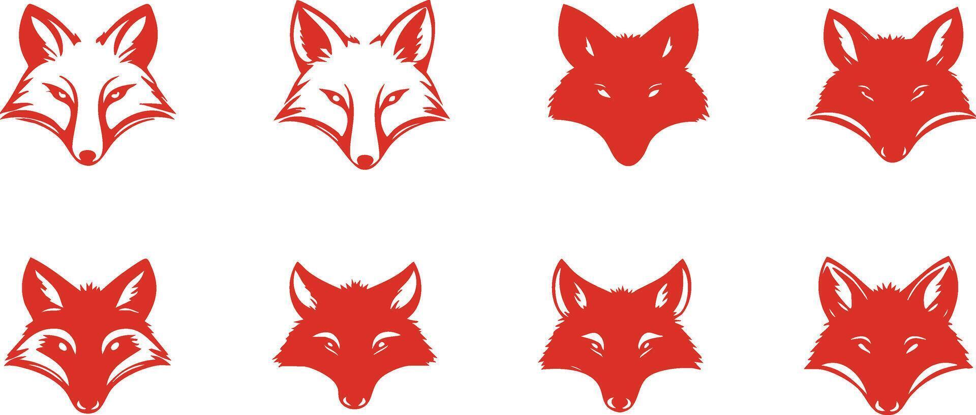 Clever Fox Illustration for Woodland Creations vector