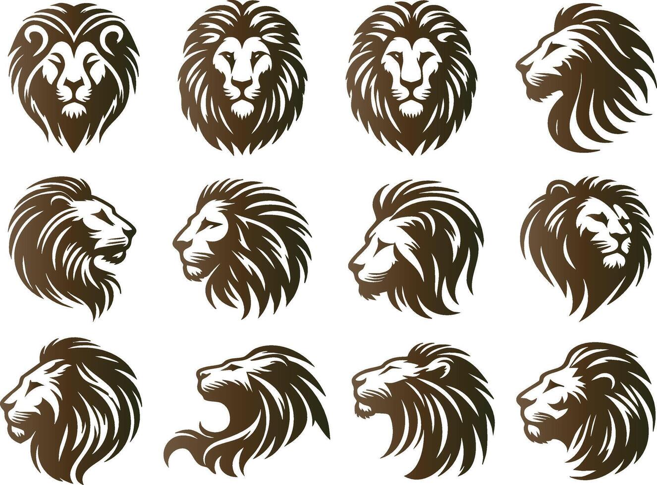 Savanna Predator Design for Nature-Based Artworks vector