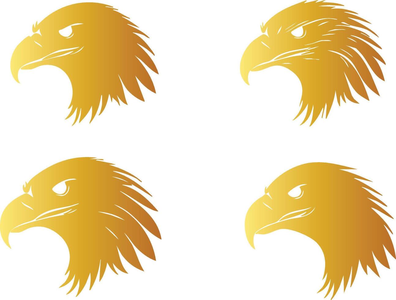 Bold Golden Eagle Design for Outdoor Logos vector