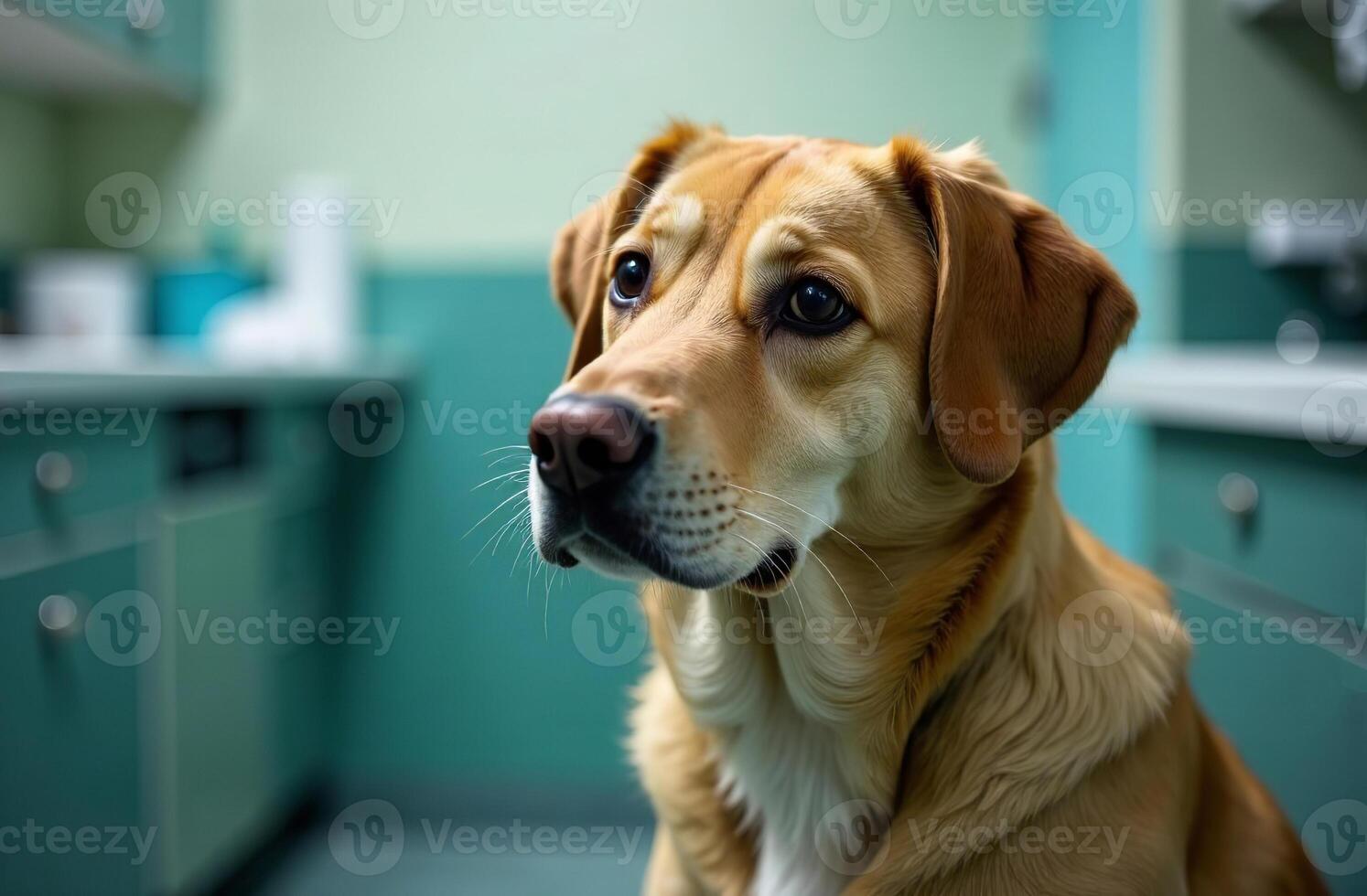 Dog veterinarian appointment, pet Cute health care veterinary clinic photo