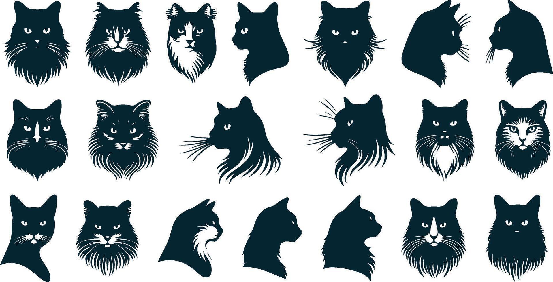 Cat Walking Silhouette for Graceful and Elegant Art vector