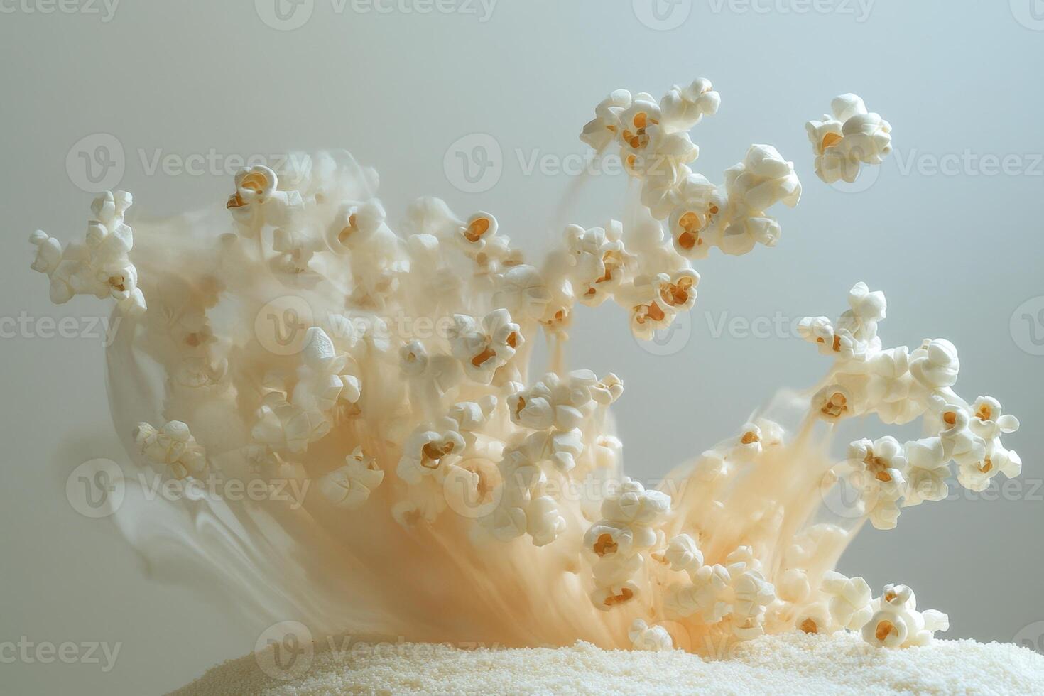 Popcorn Explosion A Culinary Art Display photo