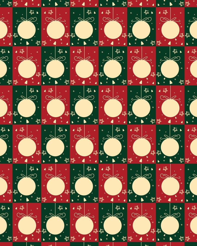 Christmas gift background pattern design vector