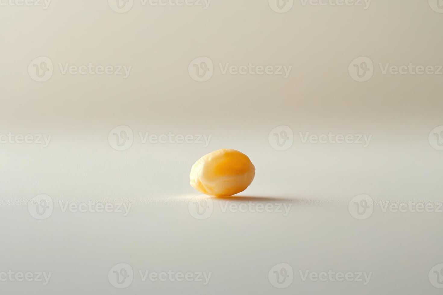 Single Chickpea Isolated On A White Background photo