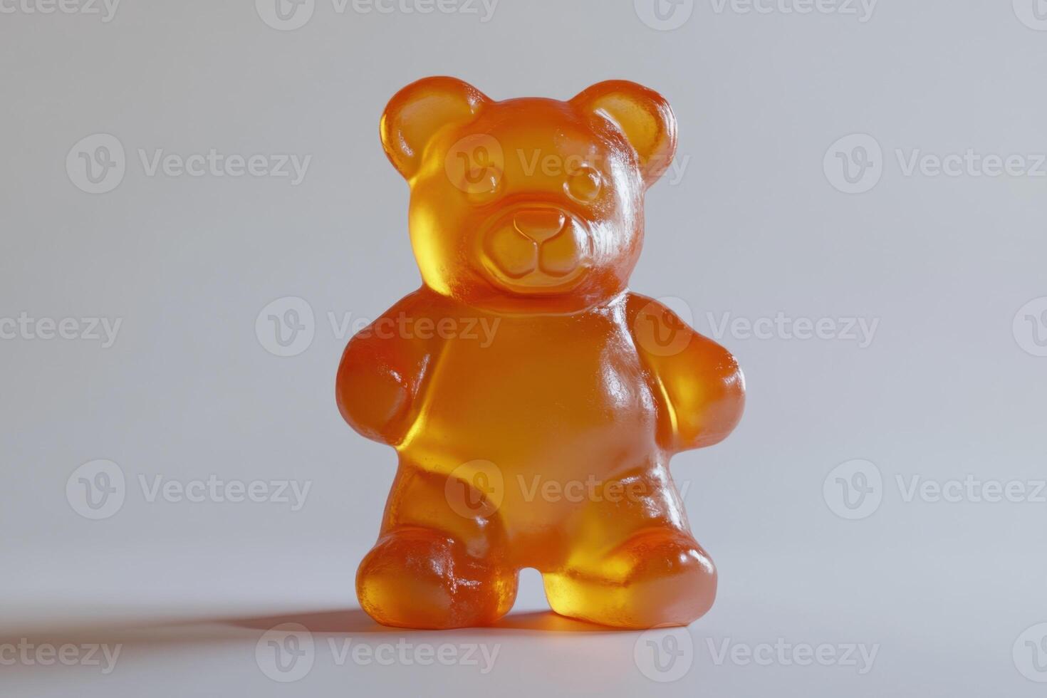 Amber Gummy Bear Candy Sweet Treat photo