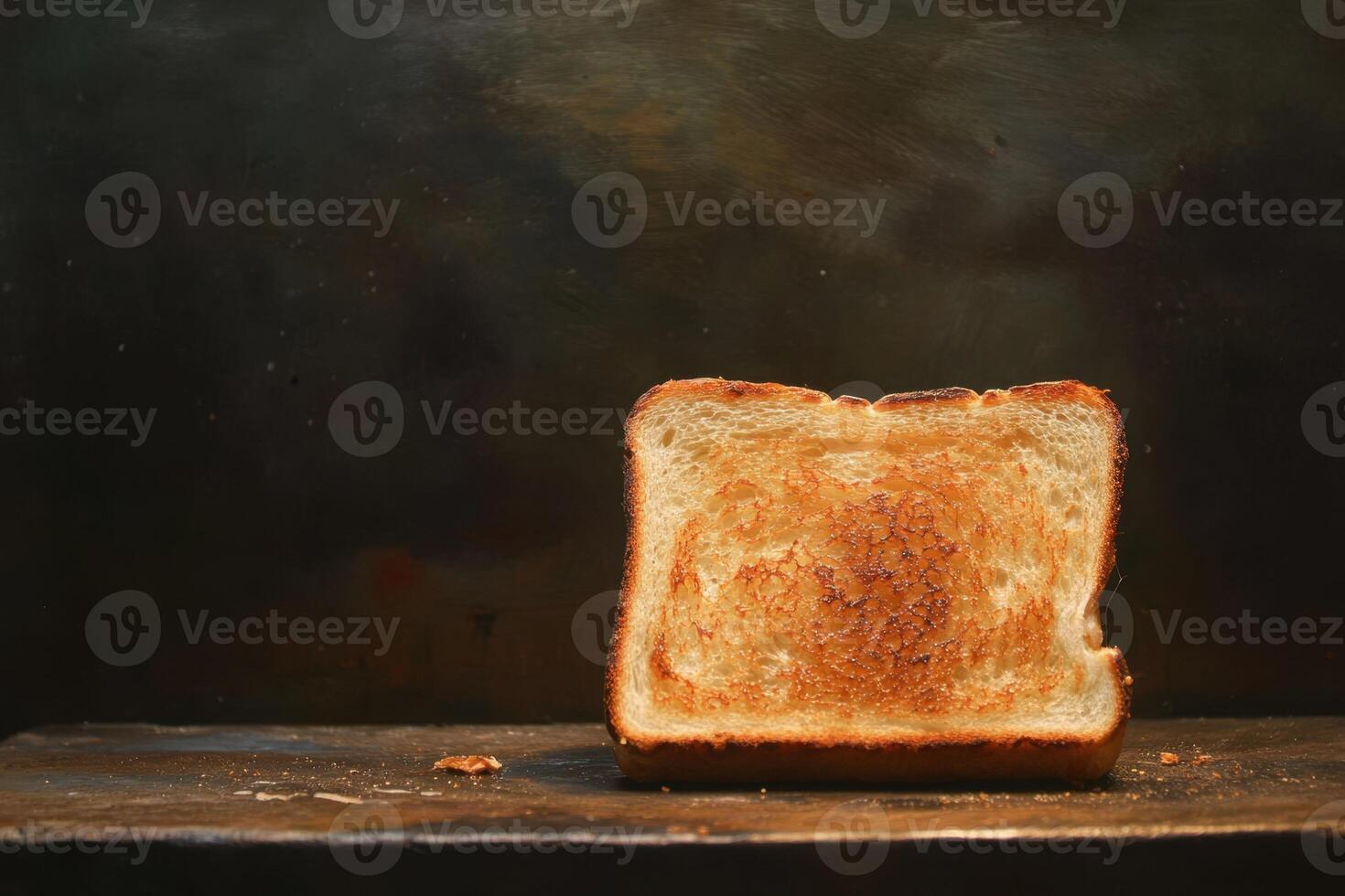 A Single Slice Of Perfectly Toasted Bread photo