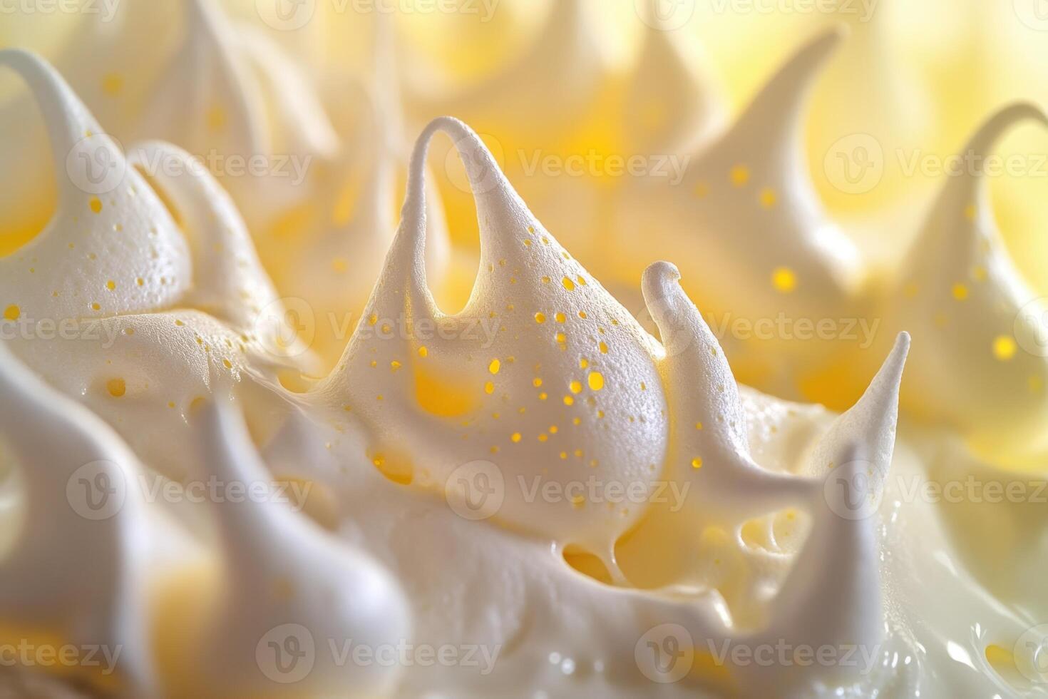 Whipped Cream Texture Close Up Abstract Design photo