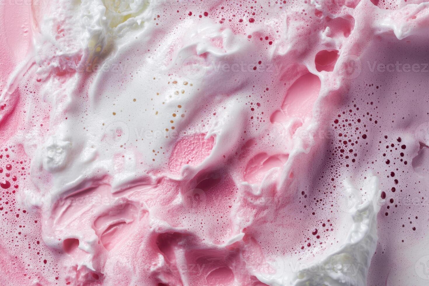 Pink and White Whipped Cream Swirls Texture photo