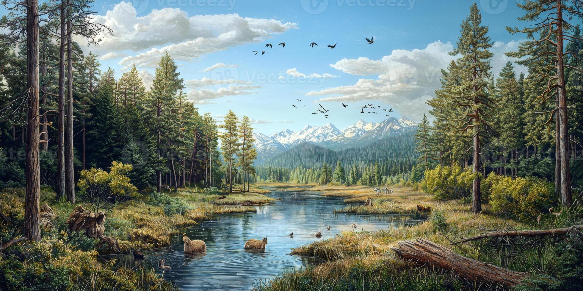 Wooded Creek Areas