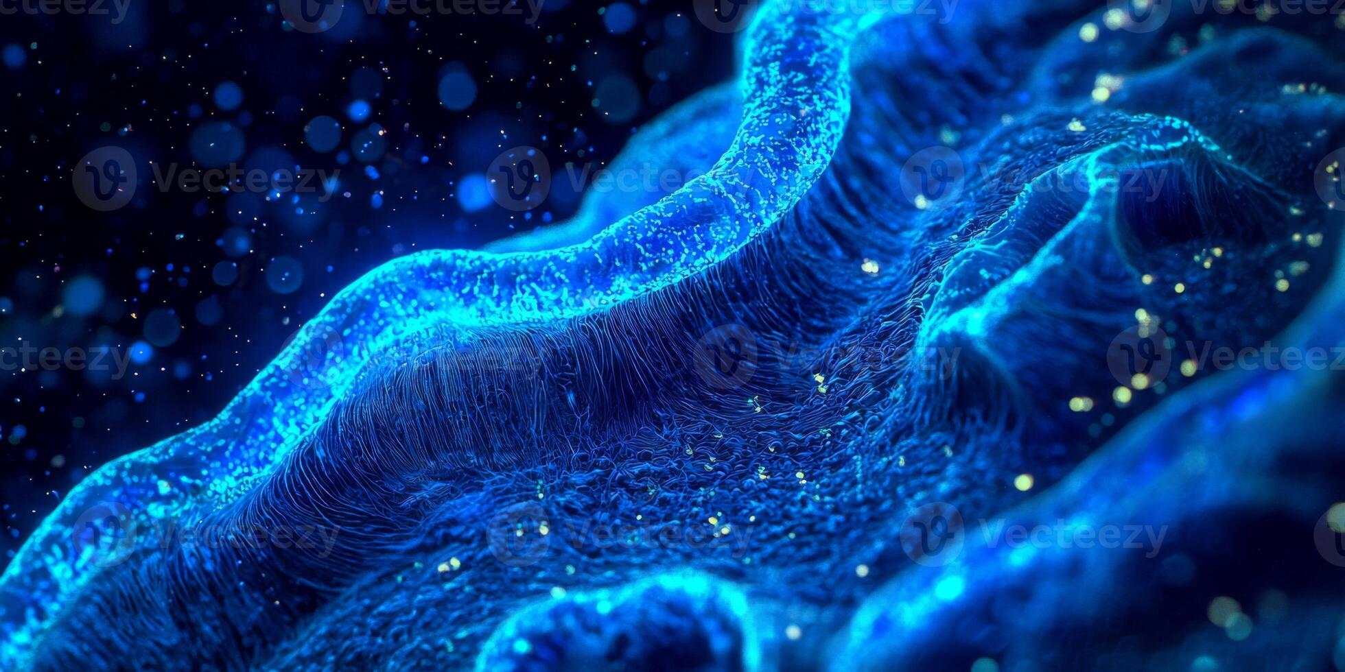 Bioluminescent Microscopic Stoma Guard Cells Plant Biology High Resolution photo