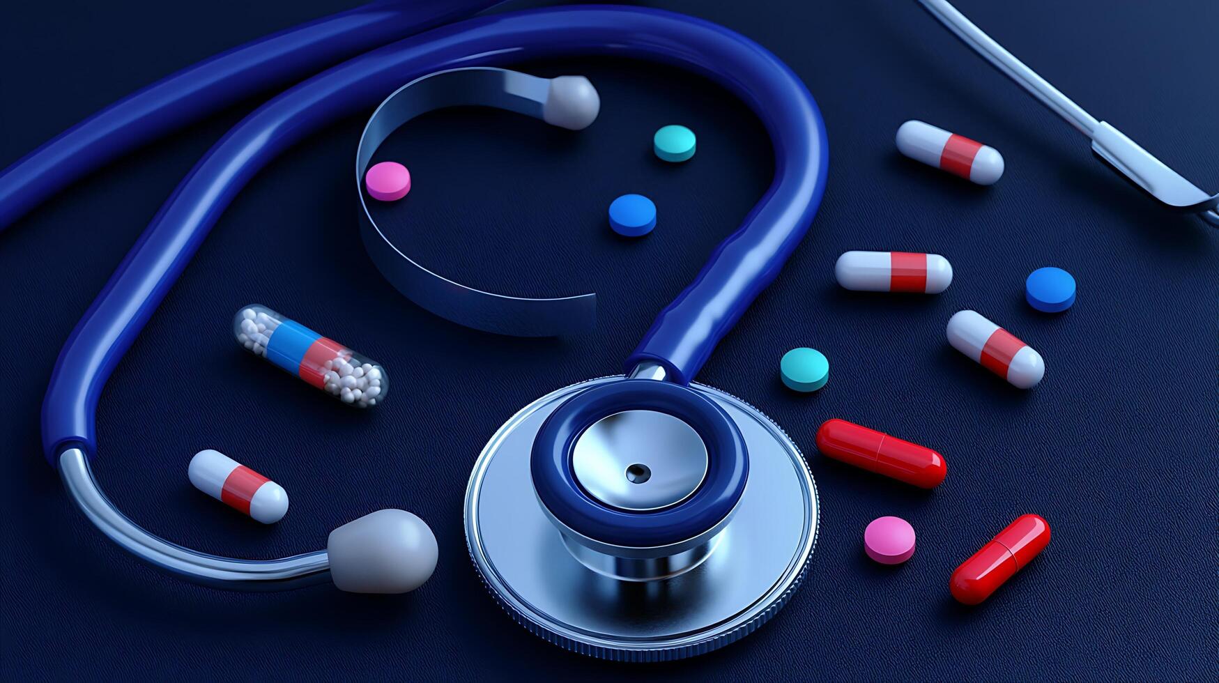 A Close-Up View of Medical Essentials photo