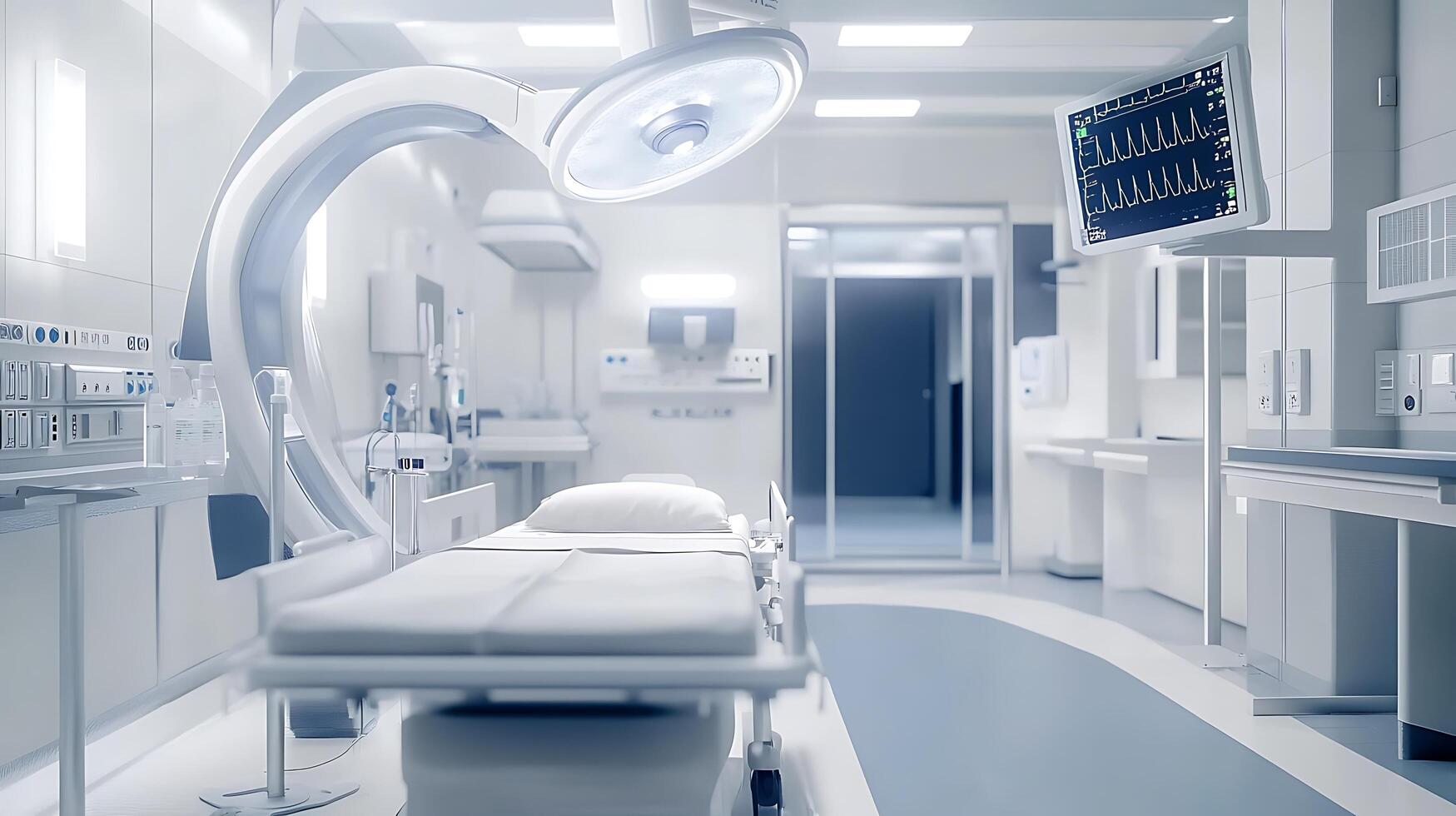 Advanced Hospital Suite Blending Patient Comfort with Innovative Equipment Design photo