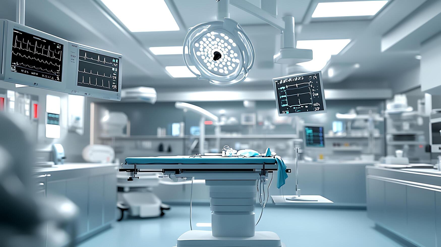 Modern Medical Technology in a State-of-the-Art Operating Room Design photo
