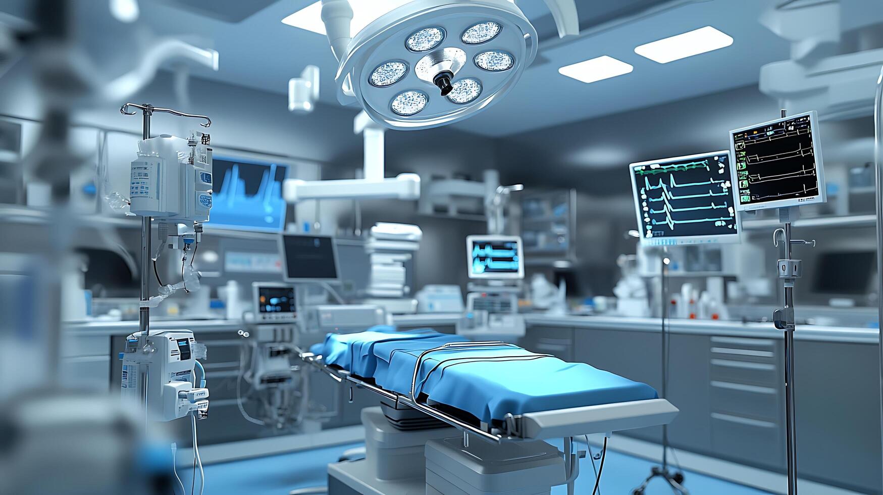 Revolutionary Healthcare Technology in a High-Tech Operating Room Design photo