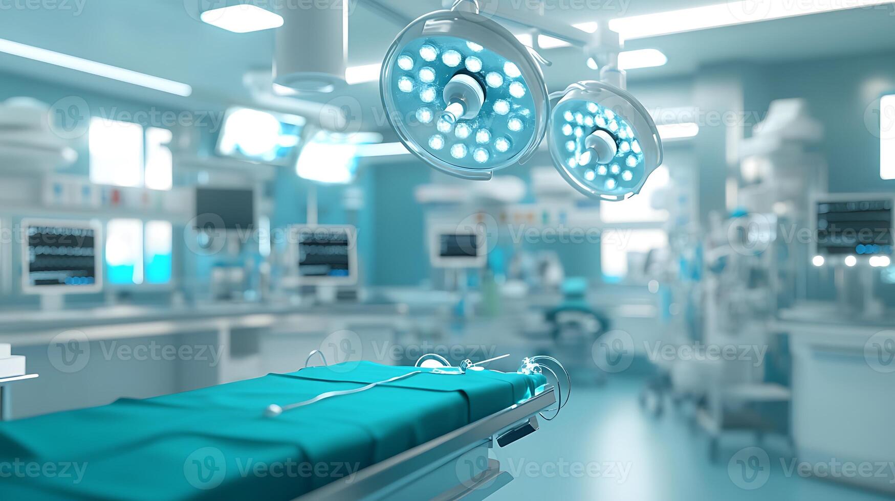 Advanced Operating Room Showcasing Revolutionary Healthcare Tools and Equipment photo