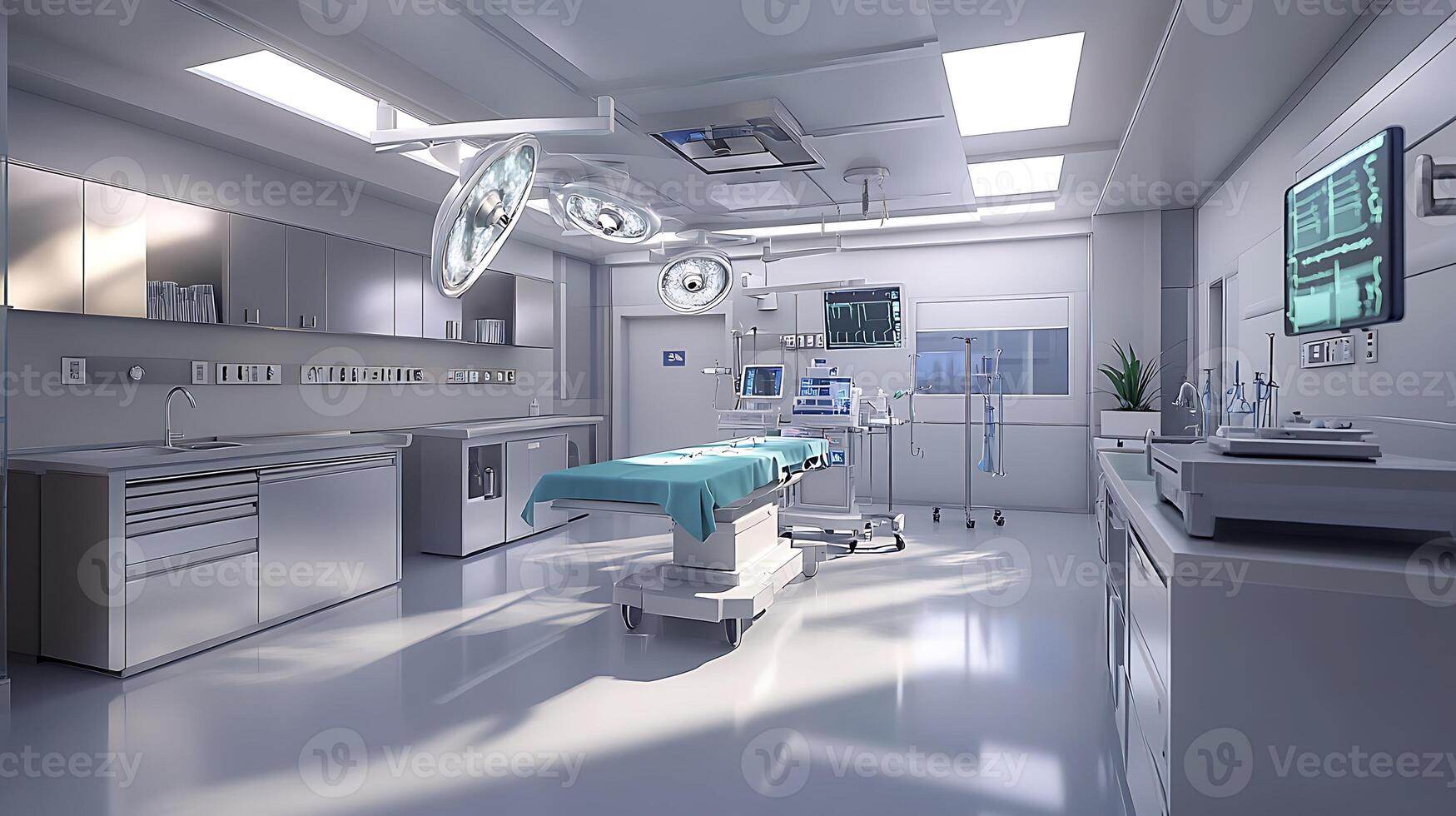 Advanced Surgical Room Featuring Modern Tools and Healthcare Technology photo