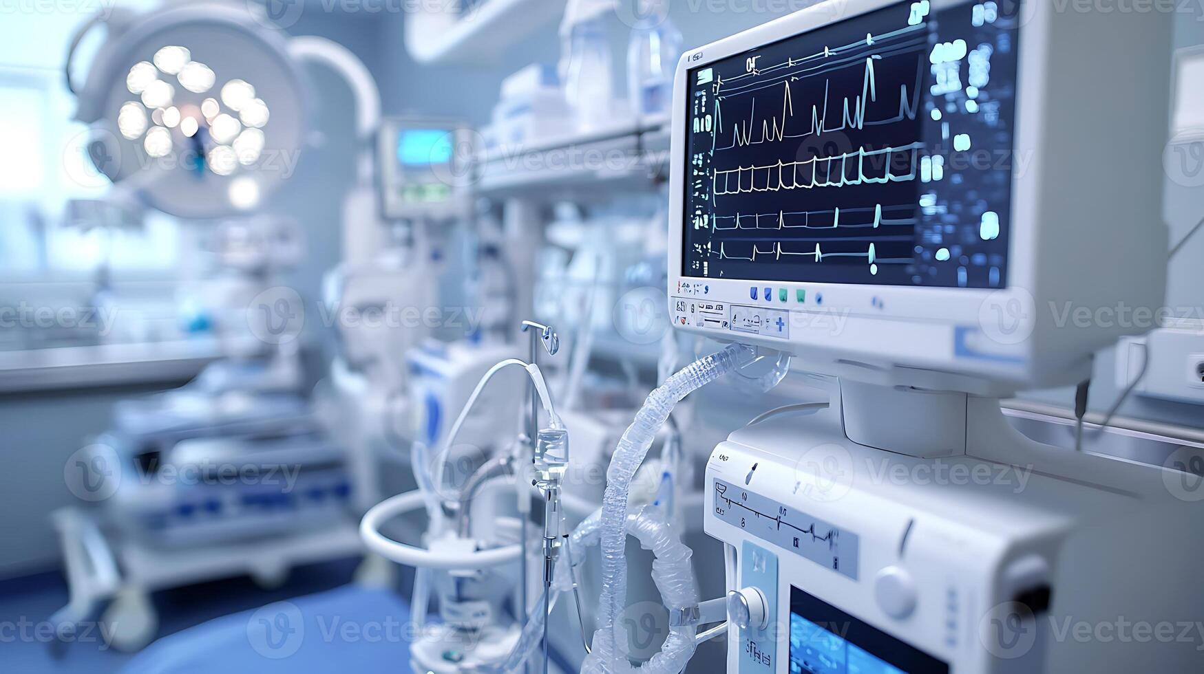 High-Tech Surgical Suite Showcasing Modern Healthcare Solutions and Technology photo